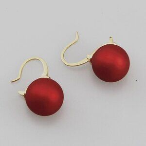 Kate Spade Red Bead Stud Earrings